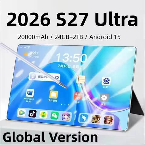 Original Tablet S27 Ultra 12 Inch 22GB RAM 2TB ROM tablet Android 15 Core Pad Tablet PC Phone Dual W
