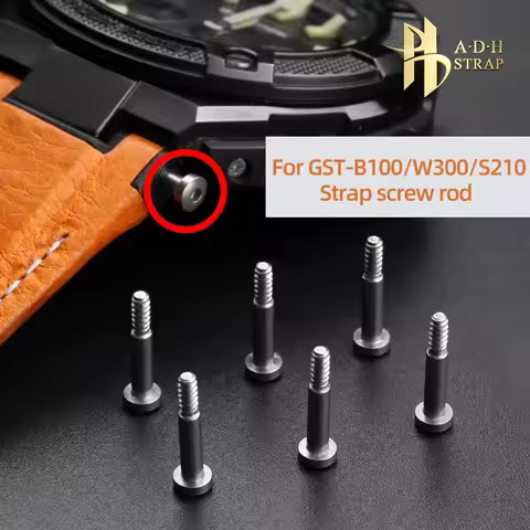 For Casio G-shock GST-210B/W330/W300/410 gst-b100 Strap Screw Rod Watch Strap Connection Screw Acces