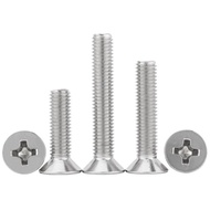 304 Stainless Steel Countersunk Screw Phillips Flat Head Screw Machine Screw Small Screw M1.0/M1.2/M