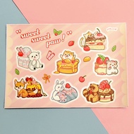 Sweet Paw Kisscut Sticker MerchOriginal