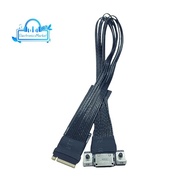 For M.2 to Oculink 4i Extension Cable Desktop M2 Mkey NVME to SFF8611 Adapter Cord PCIe 4.0 X4 Gen4 