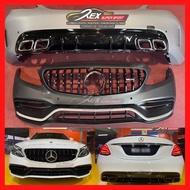 Mercedes Benz C-CLASS W205 C200 C250 C300 C43 C63 Bodykit Set C63s Bumper Body kit Front Side skirt 