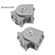 2 Pcs Aluminum Alloy Pivot Joint for Aluminum Extrusion Profile 2020 Series Flexible Pivot Joint 202