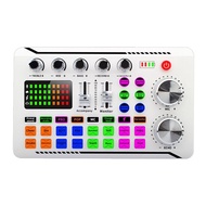 Pinkdayone-SG Live Sound Card Audio Recording Desktop Singing BT Wireless Accompaniment Plug and Pla