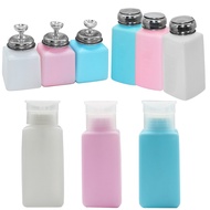Aluminum Core Alcohol Bottle 200ml8 Ams Nail Wash Bottle Push Type Plastic Bottle 250ml Solvent Bott