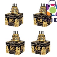 BAIHEE Cash Pull Gift Boxs, Paper 30th 40th 50th Birthday Money Box,  Birthday  Happy Birthday Creat