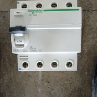 (used) schneider 63a 4pole elcb