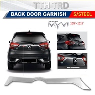 HC Cargo Perodua Myvi 2018 - 2025 Back Door Ganish Accessories - Stainless Steel