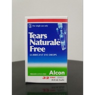 [SG] Alcon Tears Naturale Free Lubricant Eye Drops 32 vials