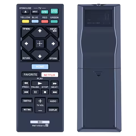 RMT-VB201U Remote Control For Sony Blue-Ray DVD Player BDP-S1700 BDP-S3700 BDP-BX370