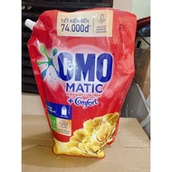 Nước giặt Omo Matic Comfort tinh dầu thơm túi 3.6kg máy giặt cửa trên - sạch bẩn thơm lâu