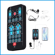 Mini Voice Changer Portable Live Sound Card with 8 Sound Effects Portable Live Sound Card Plug and P