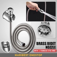 AP-8310 Brass Bidet Spray Set Toilet Hand Bidet Spray Flexible Hose Bidet Nozzle Head Toilet Sprayer