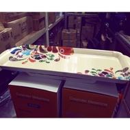 Nampan Panjang Gagang Segi Kotak Motif Melamin Awet Murah Tebal Tahan Panas Anti Pecah Premium Onyx