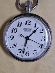 精工 (Seiko) Precision 21 Jewels 型號 6110-0010 鐵道車長懷錶