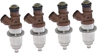 Geofrey 4 x Fuel Injector DIM1100G Compatible with Mitsubishi Pajero IO H67W H77W 4G93 4G94 E7T05072