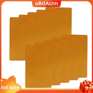 10Pcs/Set 0.8mm Thickness Metal Business Cards Diy Engraving DIY Card Office Supplies Blank Laser Bl