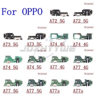 Original USB Charging Port Dock Plug Connector Charger Board Module With Microphone For OPPO A72 A73