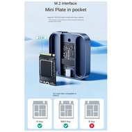 TECHCHIP- M.2 2230 NVMe SSD Enclosure 10Gbps Magnetic M.2 SSD Case External SSD for Laptop 15 Pro