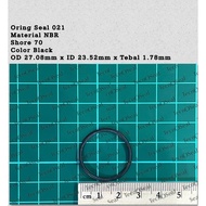 Oring seal Standard USA 021 NBR70 OD 27.08mm x ID 23.52mm x CS 1.78mm