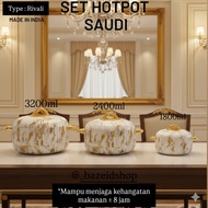 SAUDI HOTPOT SET FOOD WARMER/ FOOD WARMER POT/
