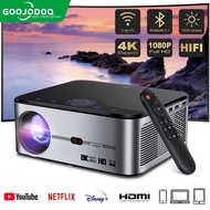 GOOJODOQ New touch screen Projector 4K 2023 WiFi projector  4k projector portable projector โปรเจคเตอร์  Android iOS wiFi HDMI projector portable double speaker Bluetooth เชื่อมต่อมือถือ คอมพิวเตอร์ iPad PS4 PS5