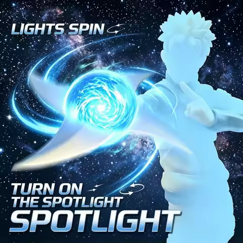 Spiral Rasengan Light Blade Ornament Spiral Wristband Windmill Spiral Luminous Blade Shuriken Cospla
