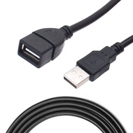 USB 2.0 Male to Female USB Cable Extender Cord Wire Super Speed Data Sync Extension Cable For PC Laptop Keyboard 0.5/1.5/3/5/10m