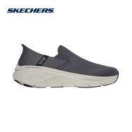 Skechers Men Slip-ins Sport D'Lux Walker 2.0 Reeler Casual Shoes - 232463-CHAR Air-Cooled Memory Foa