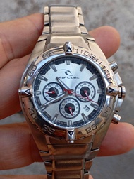 jam tangan ripcurl chronograph preloved second