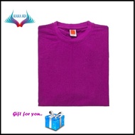 Baju Cotton Unisex - OREN SPORT T-Shirt ~ CT51 Dark Purple