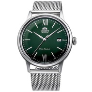 Orient Bambino Contemporary Mesh Green Dial Casual Watch RA-AC0018E10B RA-AC0018E