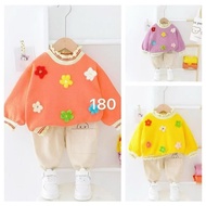 BC13 FLOWER JOGGER SET SIZE 1-4 YEARS