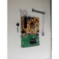 TOSHIBA 55U4750VM 55" TV MAIN BOARD, POWER SUPPLY, POWER BUTTON AND RIBBON CARD