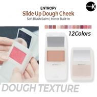 ENTROPY Slide Up Dough Cheek | 12 Colors | Soft Blush Balm | Mirror Built-In