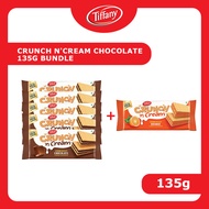 [BUY 5 CHOCOLATE GET FREE Orange 135g] Tiffany Crunch N' Cream Chocolate Wafer 135g Bundle | Bundle