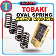 TOBAKI RACING OVALSHAPE VALVE SPRING LC135 3.9X2.8X46.0L Y15ZR 3.3X2.65X38L 3.9X2.8X38L