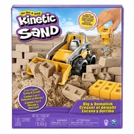 Kinetic Sand Dig & Demolish Play Set – 2-in-1 Construction Truck with Natural Kinetic Sand