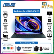 Asus ZenBook Duo 14 UX482E-GHY412WS | I5-1135G7 | 16GB RAM | 512GB SSD | MX450 | Laptop 14" Win11