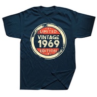 Vintage 1969 56th Birthday 56th Anniversary For T-Shirt Comfortable Style Soft Designer Clothing Bre