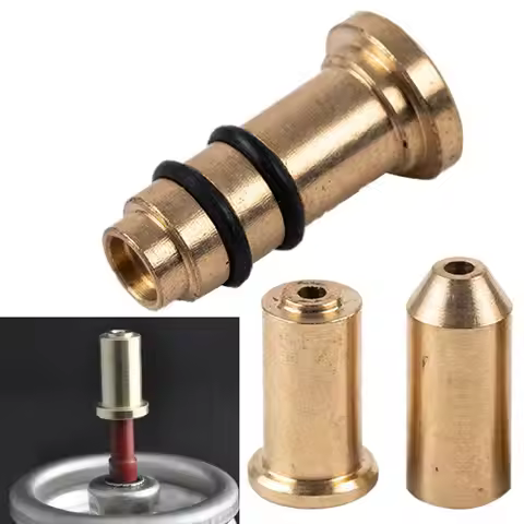 Reusable Brass Copper Nozzle Refill Butane Gas Adapter Inflatable Head For Dupont Ligne 2/Gatsby Gas