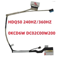 Replacement NEW For Dell Alienware P109F M15 R6 R7 Screen Cable 2.5K 240/360HZ 0KCD6W DC02C00W200 La