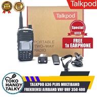 TALKPOD A36 PLUS A36P MULTI BAND HT AIRBAND VHF UHF 350 400 MHZ UV37 -WALKIE-TALKIE