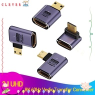 CLEVER Converter 48Gbps Male to Female HD 2.1 HDTV Adapter