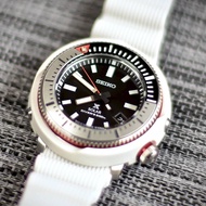 [Original] Seiko SNE545P1 Prospex Tuna Solar Powered White Silicone Strap Diver's Watch