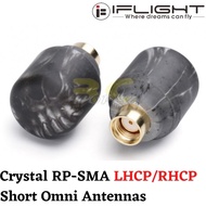 2pcs/1pair iFlight Crystal RP-SMA LHCP (for DJI Digital FPV Goggles)/RHCP (for Analog FPV) Short Omn