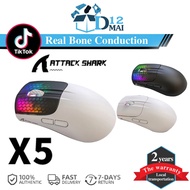 Attack Shark X5  wireless mouse 49g Lightweight bluetooth gaming mouse Wired rgb mouse