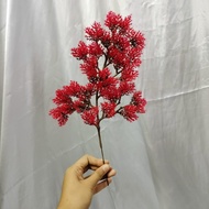 Satuan Daun Pinus Artificial// Daun bonsai cemara// daun bonsai cemara 4 warna//dekorasi hias// daun