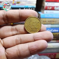 koin 50 euro cent italia tahun 2002