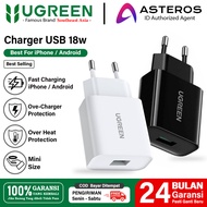 Souyoun - UGREEN 18W USB-A Fast Charging Charger Head for Android iphone